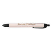 Retro decoratieve roze bruine pen (Bodem)