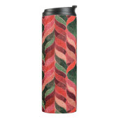 Retro decorative 70s stijl 60s thermosbeker (Gedraaid links)