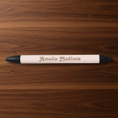 Retro Decorative Pink Brown Pen