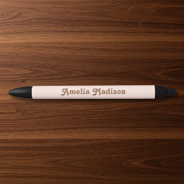 Retro Decorative Pink Brown Pen