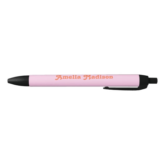 Retro Decorative Pink Orange Pen (Bodem)