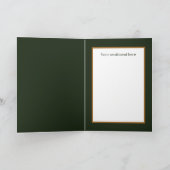 Retro  Deer Voeg sentiment toe Feestdagen Kaart (Binnen)