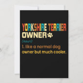 Retro Definition Yorkshire Terrier Owner (Voorkant)