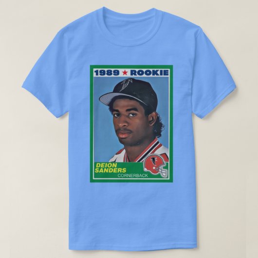 Retro Deion Rookie d T-shirt (Design voorkant)