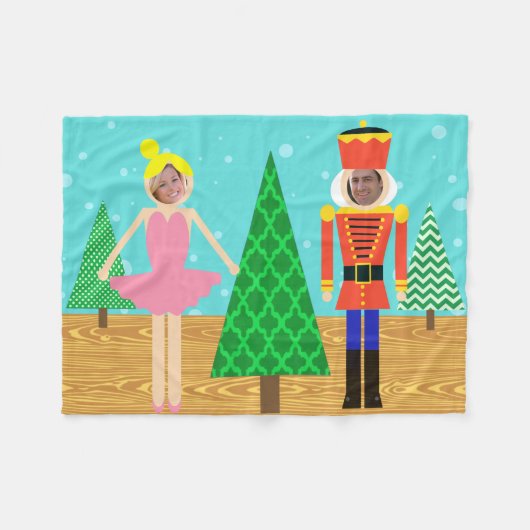 Retro Deken van de Vacht van de Foto van de Parade (Voorkant (Horizontaal))