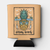 Retro Delray Beach Florida Blikjeskoeler (Achterkant)