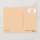 Retro  denken aan uw Oranje Briefkaart (Achterkant)