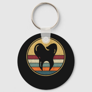 Retro Dentist Dentale  tandarts Sleutelhanger