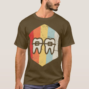 Retro Dentist Orthodontist Grafisch T-shirt