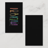 Retro Dentist Tools Dental Assistant Dental Visitekaartje (Voorkant / Achterkant)