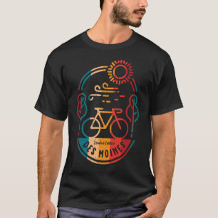 Retro Des Moines fietspad. T-shirt