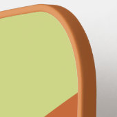 Retro Desert Cactus Over Striping Met Naam Pickleball Paddle (Links Detail)