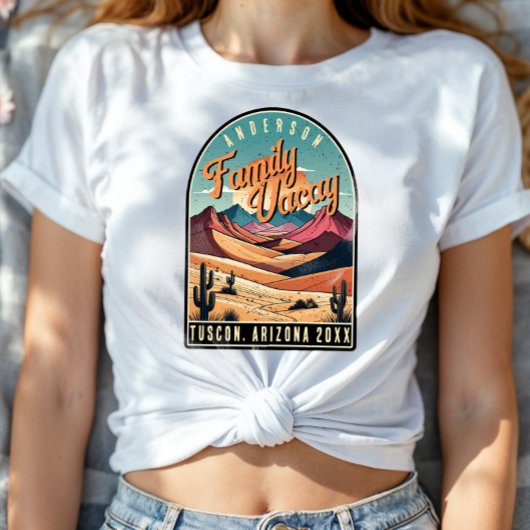 Retro Desert Family Vacation ID1134 T-shirt