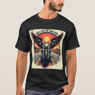 Retro Desert Highway Motorfiets Broederschap Motor T-shirt