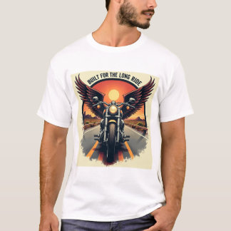 Retro Desert Highway Motorfiets Broederschap Motor T-shirt