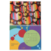 Retro Design-agenda Kalender (Feb 2027)