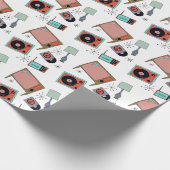 Retro-design Cadeaupapier (Hoek)