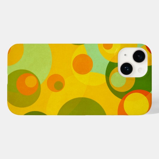 Retro Design iPhone 14 Hoesje (Achterkant (horizontaal))