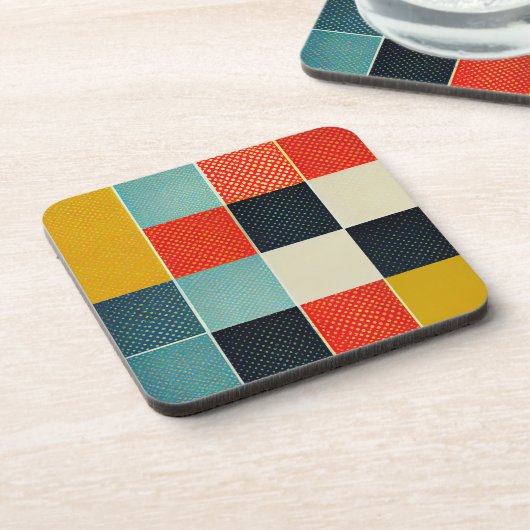 Retro Design Onderzetter Set (Linkerzijde)