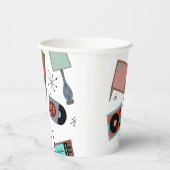 Retro-design Papieren Bekers (Rechts)