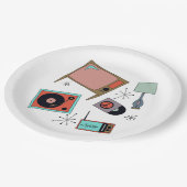 Retro-design Papieren Bordje (Gekanteld)