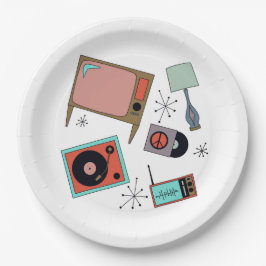 Retro-design Papieren Bordje