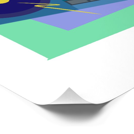 Retro design poster (Hoek)