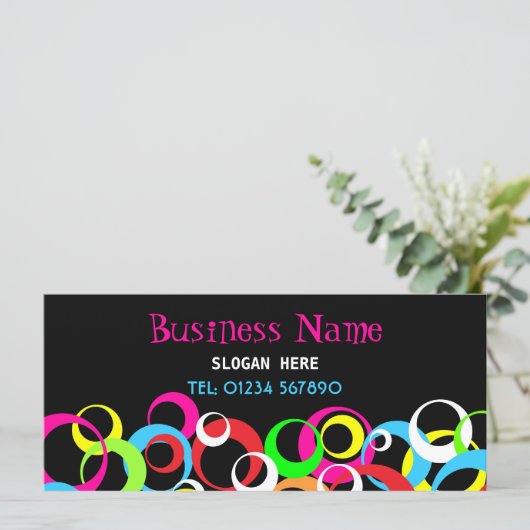 Retro Design Rack-Kaart (Staand voorkant)