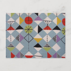 Retro-Design van 1950 Briefkaart