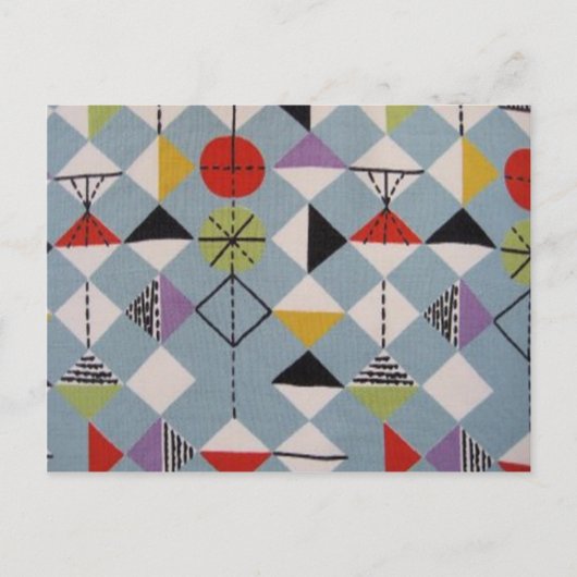 Retro-Design van 1950 Briefkaart (Voorkant)