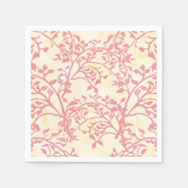 Retro dessertservet met details van gespoten glazu servet