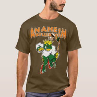 Retro Deunct Anaheim Bullfrogs Roller Hockey T-shirt