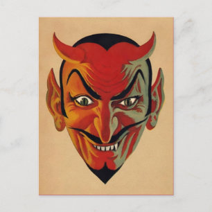 Retro Devil Briefkaart