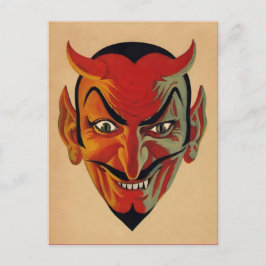 Retro Devil Briefkaart