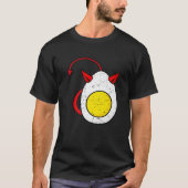 Retro Deviled Egg Funny Halloween Costume Mannen W T-shirt (Voorkant)