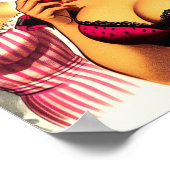 Retro Devilish Pin-up Poster (Hoek)