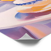 Retro Devon Rex Poster, Devon Rex Olie Schilderij Poster (Hoek)