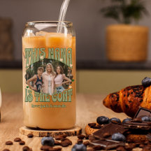 Retro Deze Nana is de Geit Foto Mok Can Glass