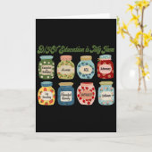 Retro Dhh Education Is My Jam Dhh Itinerant Teache Kaart (Gele Bloem)