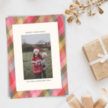 Retro diagonale kerst plaid schattige preppy foto 