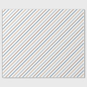 Retro diagonale streepwikkelpapier cadeaupapier (Vlak)