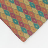 Retro Diamant Patroon Deken - Mid Century Modern (Hoek)