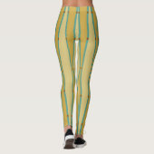 Retro Diamanten en driehoeken Leggings (Achterkant)