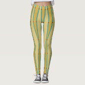 Retro Diamanten en driehoeken Leggings (Voorkant)
