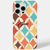  retro diamantvormen Case-Mate iPhone case (Achterkant)