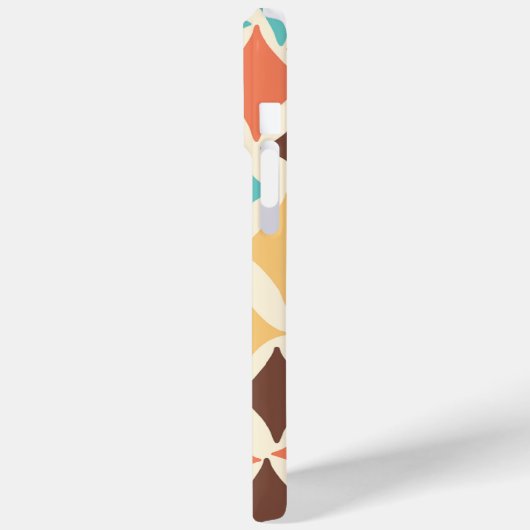  retro diamantvormen Case-Mate iPhone case (Achterkant / Links)