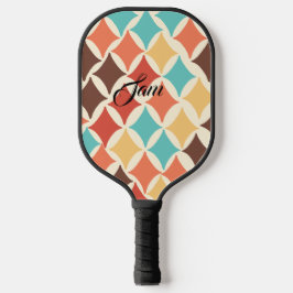  retro diamantvormen pickleball paddle