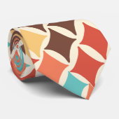  retro diamantvormen stropdas (Opgerold)