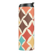  retro diamantvormen thermosbeker (Gedraaid links)