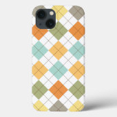 Retro Diamond Pattern iPad Air Case (Achterkant)